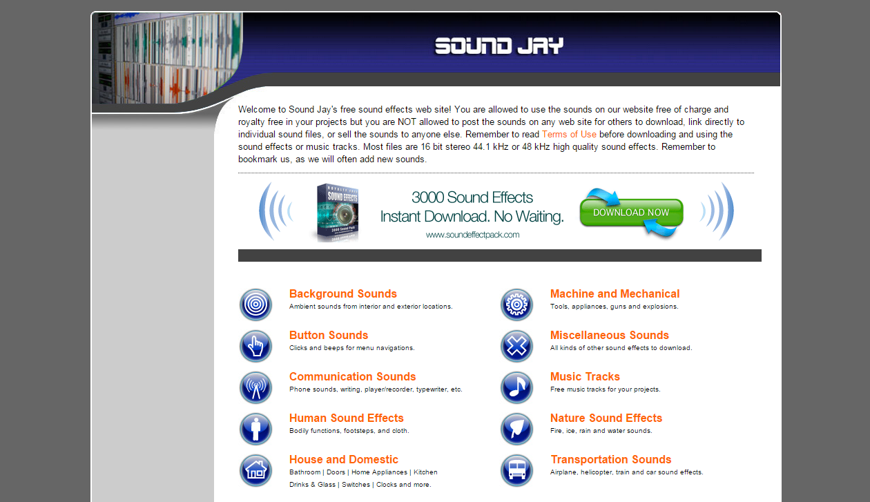 Allowed posting. Sound Welcome Sound. Sound Jay. Web Sound Player.