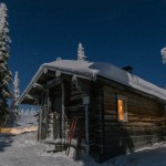 Cabin in Blizzard