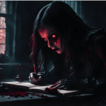 Halloween Writing: A Demon Writing a Horror Story